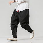 Pantalones Anchos de Lino