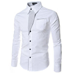 Men's Daily Shirts With Durable Woven Cotton
