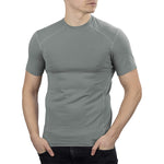 Camiseta Interior de Algodón Elástico Militar