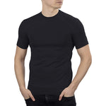 Camiseta Interior de Algodón Elástico Militar