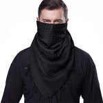 Military Tactical Desert Head Neck Scarf Arab Wrap with Tassel