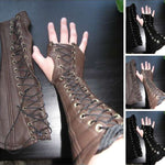 Mittelalterlicher Cosplay-Kunde Steampunk Lederarmstulpe