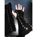 Mittelalterlicher Cosplay-Kunde Steampunk Lederarmstulpe